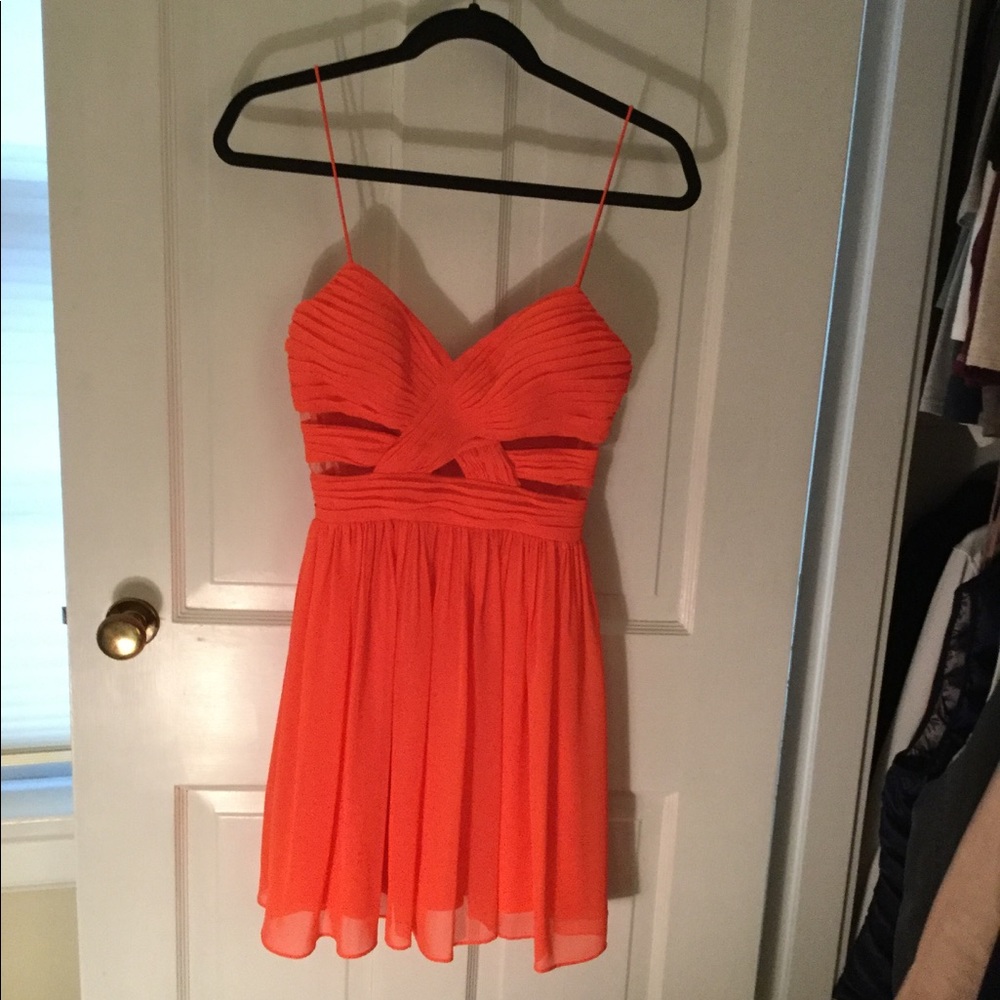 Juniors Coral dress